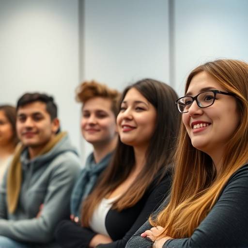 Estudiantes participando en un taller de oratoria