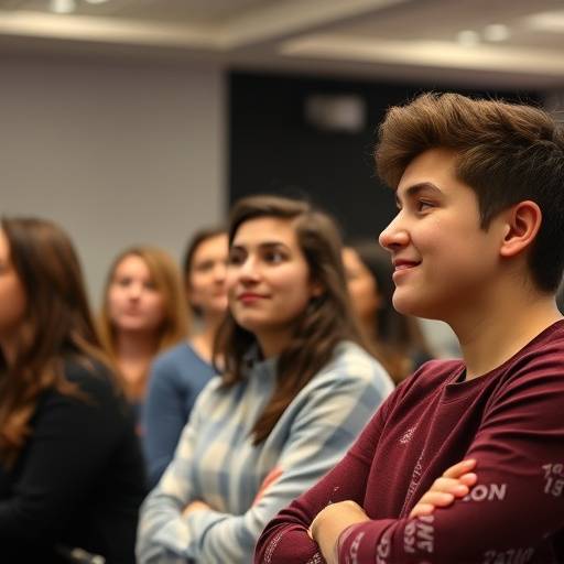 Estudiantes participando en un taller de oratoria